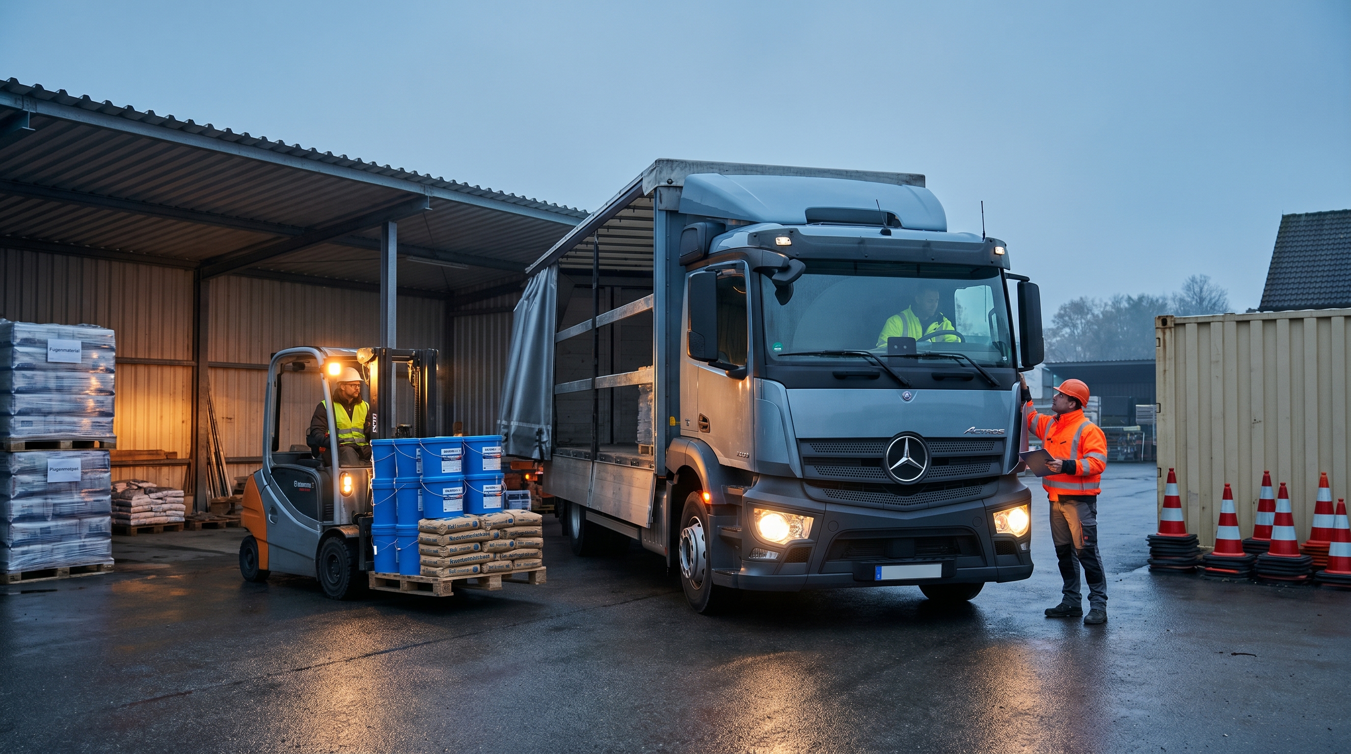 Liefertermine im Straßenbau: Wie Materialbeschaffung und Baustellenlogistik zusammenkommen