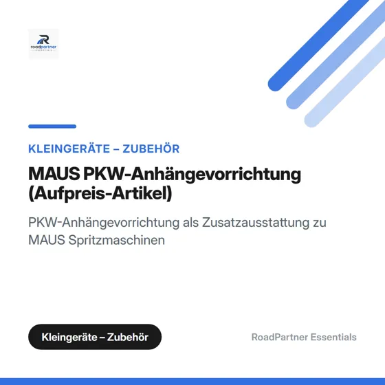 MAUS PKW-Anhängevorrichtung (Aufpreis-Artikel)