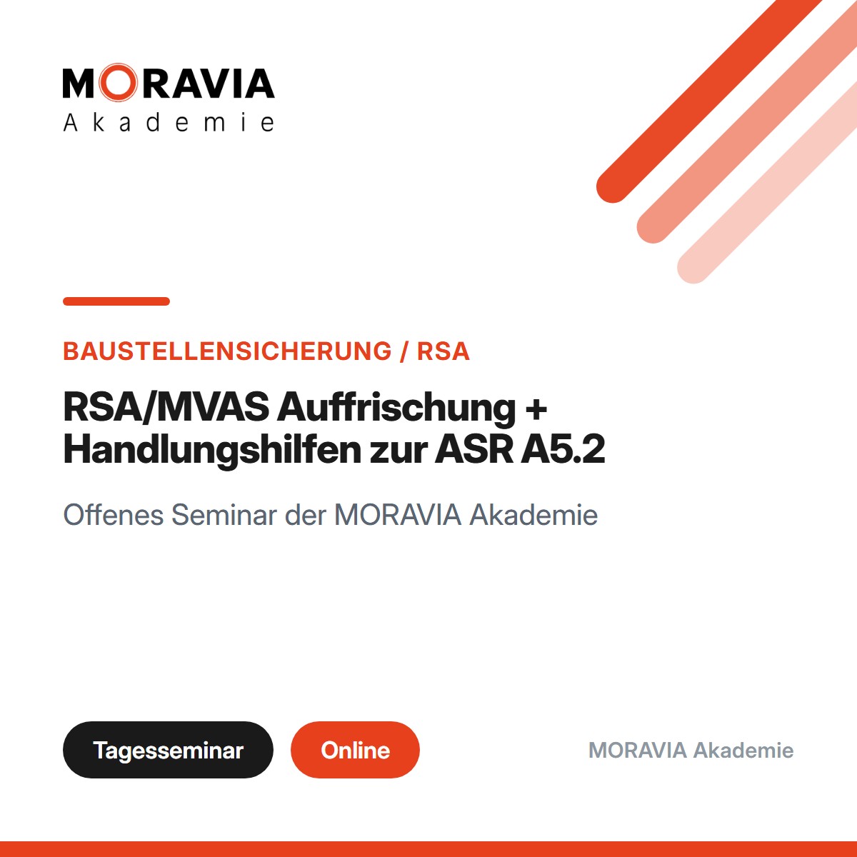 RSA/MVAS Auffrischung + Handlungshilfen zur ASR A5.2