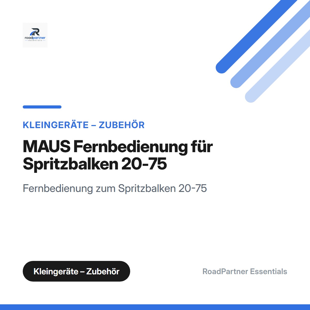 MAUS Fernbedienung für Spritzbalken 20-75