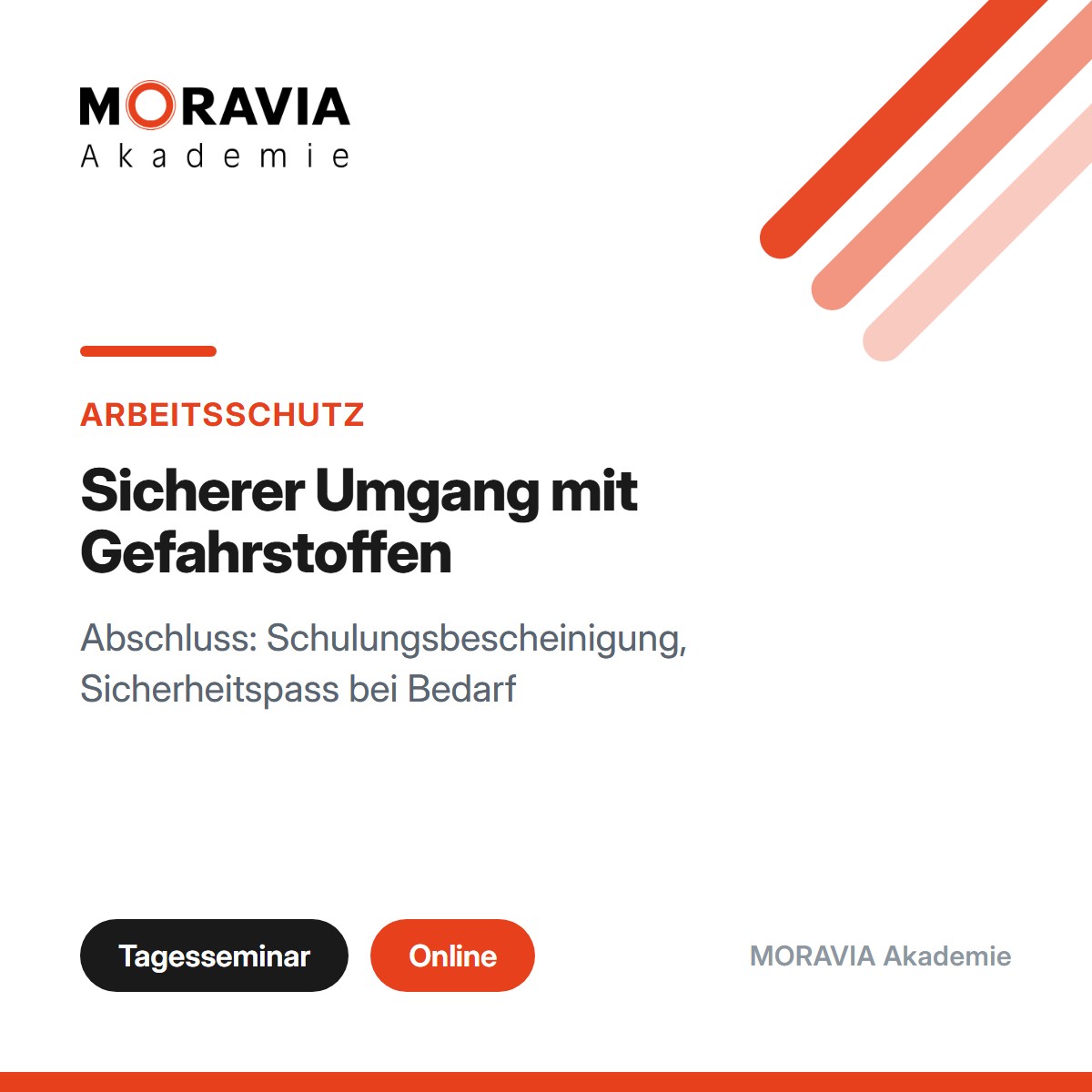 Sicherer Umgang mit Gefahrstoffen