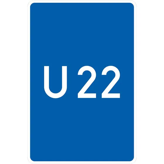 VZ 460-50, Bedarfsumleitung, ohne Pfeilsymbol