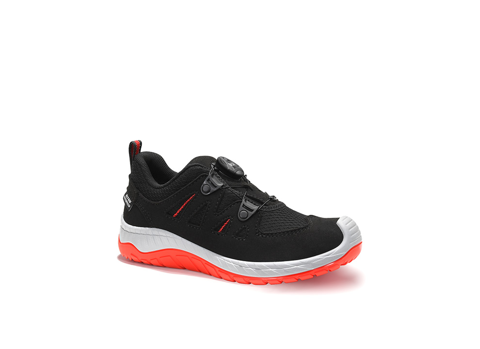 Halbschuh MADDOX Kids BOA® black-red Low