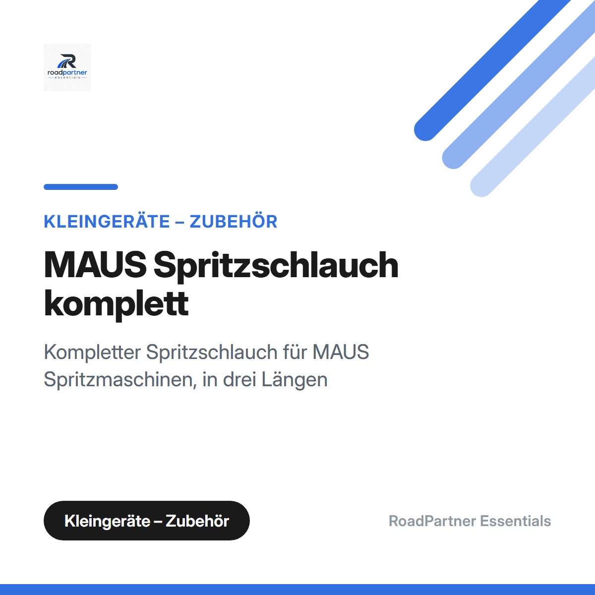 MAUS Spritzschlauch komplett