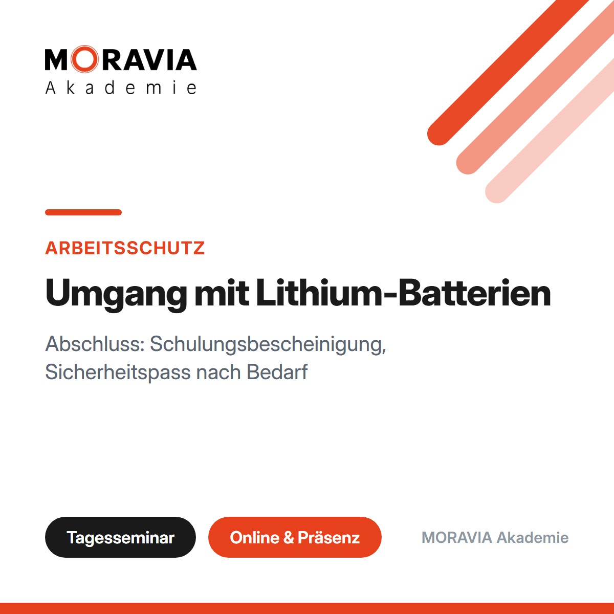 Umgang mit Lithium-Batterien