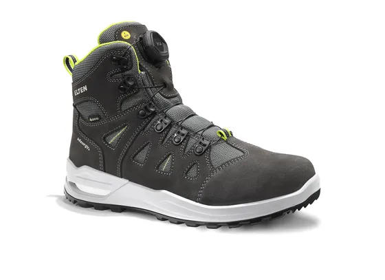Berufsstiefel RILEY XXF BOA® GTX® grey-lime Mid ESD O2 WR CI