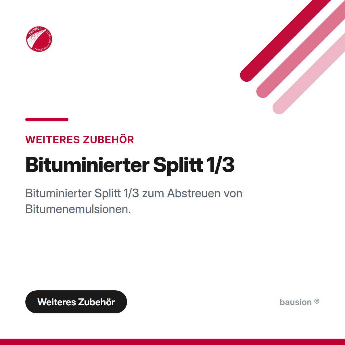 Bituminierter Splitt 1/3