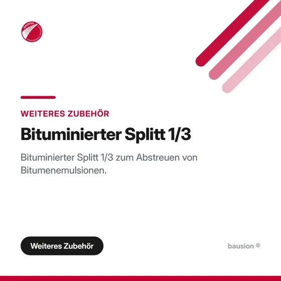 Bituminierter Splitt 1/3