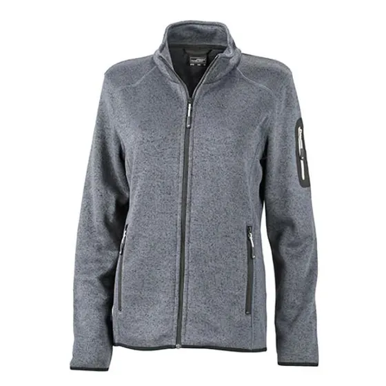 Daiber Ladies` Knitted Fleece Jacket JN761