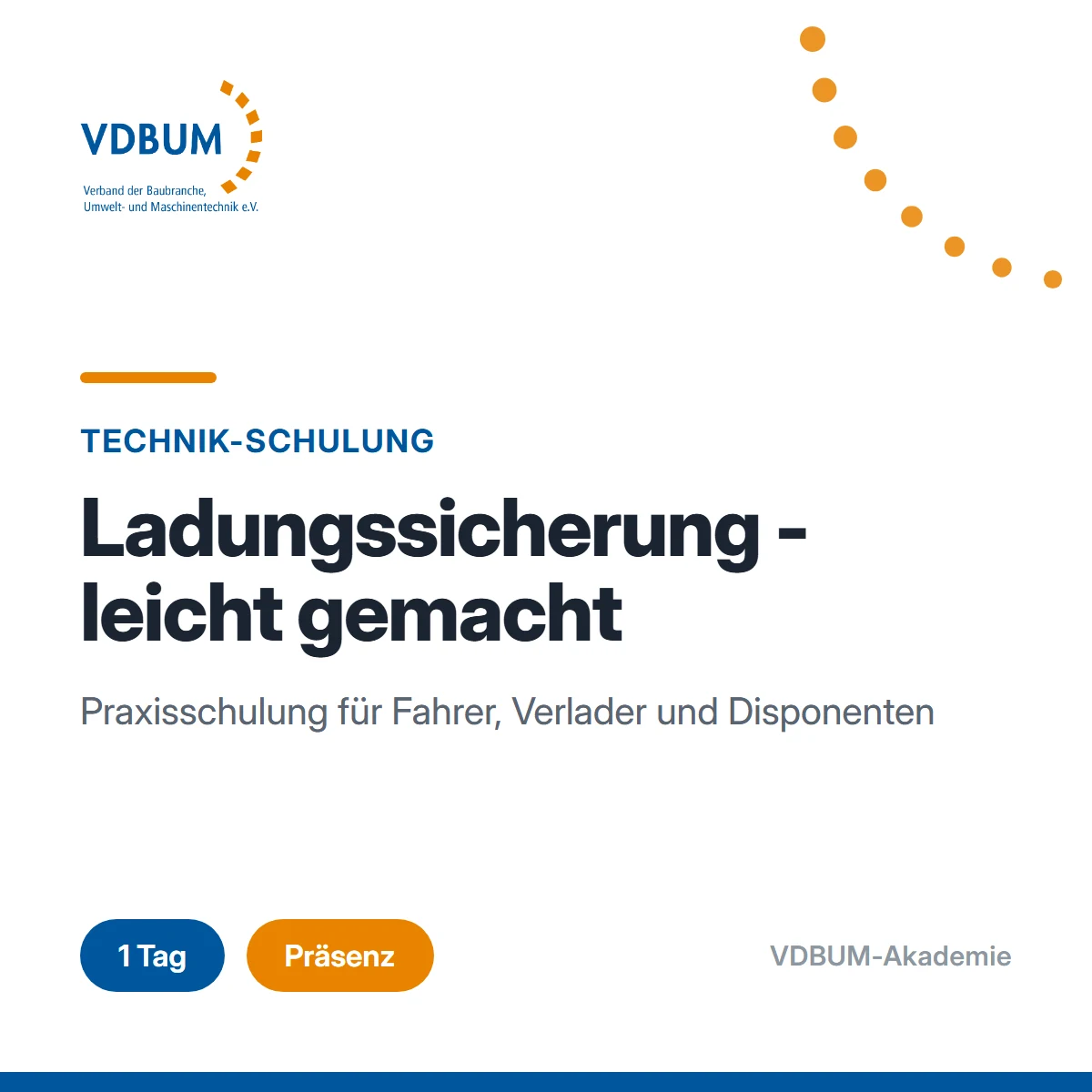 Ladungssicherung - leicht gemacht